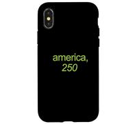 America 250, Funny Green Kamala Style Lettering Case for iPhone X/XS