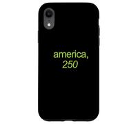 America 250, Funny Green Kamala Style Lettering Case for iPhone XR
