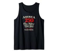 America 250 One Nation Under God Strong Tank Top