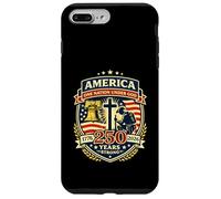 America 250 Years Strong One Nation Under God Case for iPhone 7 Plus/8 Plus
