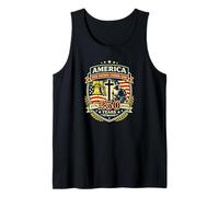 America 250 Years Strong One Nation Under God Tank Top