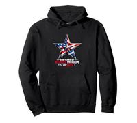 America 250th Anniversary 1776-2026 Freedom Patriotic Star Pullover Hoodie