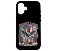 America 250th Anniversary Flag Eagle & Liberty USA 250 Year Case for iPhone 16