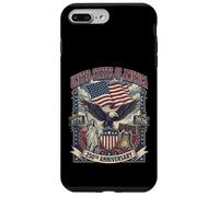 America 250th Anniversary Flag Eagle & Liberty USA 250 Year Case for iPhone 7 Plus/8 Plus