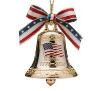 America 250th Bell Ornament | US Founding Commemorative Ornament,1776-2026 250th America's Founding Keepsake Bell for Christmas Tree Mantel Door Window Wreath Memorial Day Party Patriotic Holiday Deco