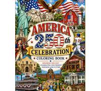 America 250th Celebration Coloring Book: For Adults