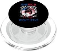 America A Country So Great Even Its H ters Wont Leave Flag PopSockets PopGrip for MagSafe