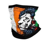 America And Ireland Irish Flag Combine Lion Women Men Face Covering Scarf Soft Snoods Lightweight Neck Warmer For Hiking Sport Running Skiing