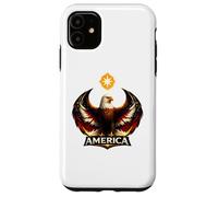 America Bald Eagle Resistance Wings Pro Immigrant Case for iPhone 11