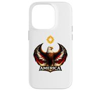 America Bald Eagle Resistance Wings Pro Immigrant Case for iPhone 14 Pro