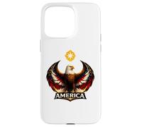 America Bald Eagle Resistance Wings Pro Immigrant Case for iPhone 15 Pro Max
