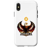 America Bald Eagle Resistance Wings Pro Immigrant Case for iPhone X/XS