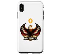 America Bald Eagle Resistance Wings Pro Immigrant Case for iPhone XS Max