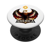 America Bald Eagle Resistance Wings Pro Immigrant PopSockets Adhesive PopGrip