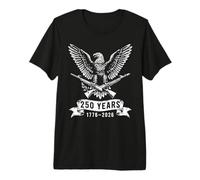 America Birthday July 4 2026 Vintage Eagle Patriotic Premium T-Shirt