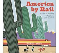America by Rail: Vintage Travel Posters 2026 Wall Calendar