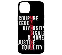 America Courage Freedom Rights Diversity Justice Equality Case for iPhone 14 Plus