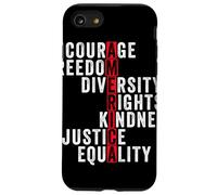 America Courage Freedom Rights Diversity Justice Equality Case for iPhone SE (2020) / 7/8