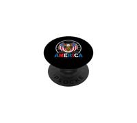 America Eagle Funny Veterans Day American Flag Patriotic US PopSockets Adhesive PopGrip