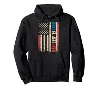 America El Jefe Usa Flag Spanish Mexican Funny El Jefe Pullover Hoodie