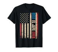 America El Jefe Usa Flag Spanish Mexican Funny El Jefe T-Shirt