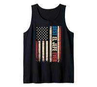 America El Jefe Usa Flag Spanish Mexican Funny El Jefe Tank Top