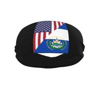 America El Salvador Friendship Flag Elevate Your Performance with Fashionable Sweatbands - Ideal for Any Activity!
