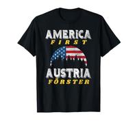 America First Austria Forester Forest Man Gift T-Shirt
