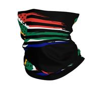 America Flag And South Africa Flag Unisex Snood Scarf Windproof Bandana Soft Face Covering Scarf For Motorcycle Cycling Cold Weather Walking