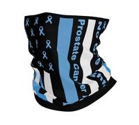 America Flag Fight Prostate Cancer Awareness Uv Protection Neck Gaiter Breathable Half Face Scarf Headwear For Running Women Climbing