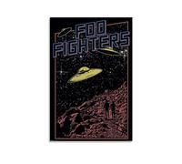 America Foo Fighters UFO Music Poster Decorative Painting Canvas Wall Art Living Room Poster Bedroom Painting, Canvas Art Poster And Wall Art Picture Print Modern Family Room Decor 12