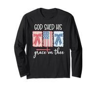 America God Shed His Grace on Thee God Shed His Grace on Me Long Sleeve T-Shirt
