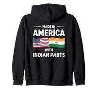 America Indian Heritage USA India Roots Identity Zip Hoodie