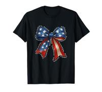 America Land Of The Free USA Ribbon 4th of July T-Shirt