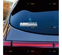 America Lettering American Flag Sticker Decal Vinyl USA - White 20.3cm - for Car Boat Laptop Cup No Background Die-Cut