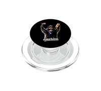 America Meme Bigfoot 4th July Hot Dog Lovers PopSockets PopGrip for MagSafe