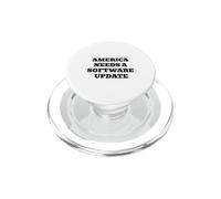 America Needs a Software Update Political Satire PopSockets PopGrip for MagSafe