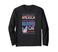 America Needs More Childless Cat Ladies Childless Long Sleeve T-Shirt