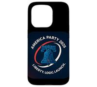 America Party 2025 Liberty Logic Launch Bell Political Case for iPhone 15 Pro