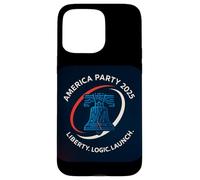 America Party 2025 Liberty Logic Launch Bell Political Case for iPhone 15 Pro Max