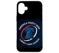America Party 2025 Liberty Logic Launch Bell Political Case for iPhone 16 Plus
