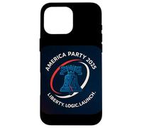 America Party 2025 Liberty Logic Launch Bell Political Case for iPhone 16 Pro Max