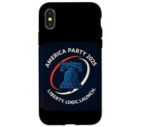 America Party 2025 Liberty Logic Launch Bell Political Case for iPhone X/XS