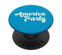 America Party Independence Patriot Liberty Democracy Freedom PopSockets Adhesive PopGrip