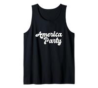 America Party Independence Patriot Liberty Democracy Freedom Tank Top