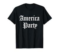 America Party Patriot Democracy Freedom Three Parties USA T-Shirt
