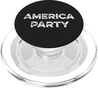 America Party Patriot Freedom Democracy Three Parties USA PopSockets PopGrip for MagSafe
