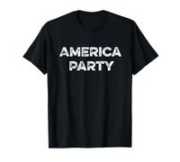 America Party Patriot Freedom Democracy Three Parties USA T-Shirt