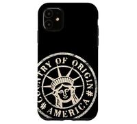 America Passport Stamp s Patriotic Traveller Case for iPhone 11