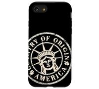 America Passport Stamp s Patriotic Traveller Case for iPhone SE (2020) / 7 / 8